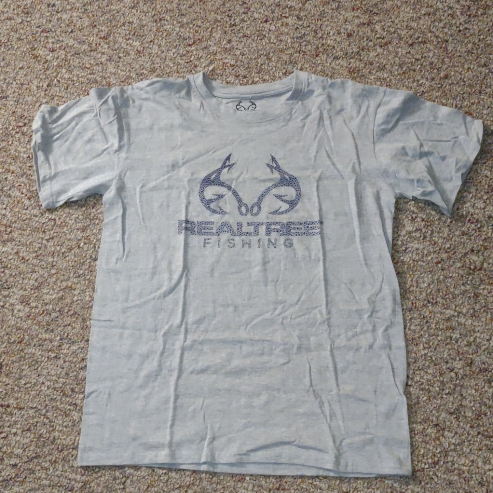 Real tree fishing shirt